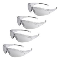 5 Óculos De Proteção Allprot Ares Incolor Espelhado Uva/uvb 5 Óculos De Proteção Allprot Ares Incolor Espelhado Uva/uvb