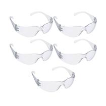 5 Óculos De Segurança Antirrisco Transparente - 3M