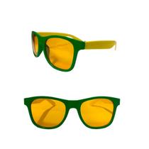 5 Óculos Verde Com Amarelo Da Copa Mundo