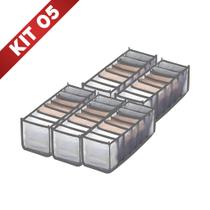 5 Organizador De Gaveta 35x32x10 - 7 Divisórias Dobrável Guarda Peças Intimas Sutiã Meias Colmeia 5 Organizador De Gaveta 35x32x10 - 7 Divisórias Dobrável Guarda Peças Intimas Sutiã Meias Colmeia