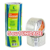 5 ou 1 Unidade Fita Adesiva Transparente 45x100 Un