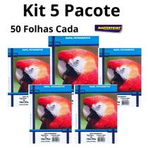 5 Pacote Papel Fotográfico Glossy Paper Brilhante A4 135g 50 folhas Cada 5 Pacote Papel Fotográfico Glossy Paper Brilhante A4 135g 50 folhas Cada