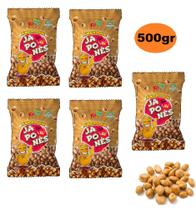 5 pacotes Amendoim Japonês Salgado Kuky 500gr cada