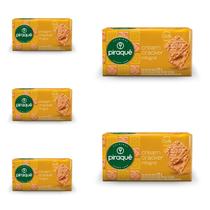 5 Pacotes Biscoito Cream Cracker Integral 215g 5 Pacotes Biscoito Cream Cracker Integral 215g