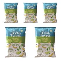 5 Pacotes Chips de Arroz Grão de Bico e Quinoa 40g Sabores Sabores:Cebola Caramelizada 5 Pacotes Chips de Arroz Grão de Bico e Quinoa 40g Sabores Sabores:Cebola Caramelizada