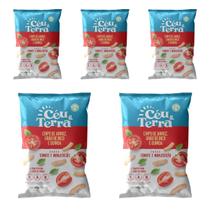 5 Pacotes Chips de Arroz Grão de Bico e Quinoa 40g Sabores Sabores:Cebola Caramelizada