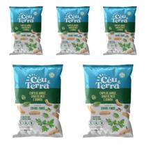 5 Pacotes Chips de Arroz Grão de Bico e Quinoa 40g Sabores Sabores:Ervas Finas 5 Pacotes Chips de Arroz Grão de Bico e Quinoa 40g Sabores Sabores:Ervas Finas