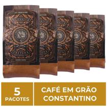 5 Pacotes de 250g, Café em Grão, Constantino
