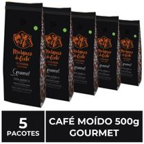 5 Pacotes de 500g de Café Moído, Marques da Costa 5 Pacotes de 500g de Café Moído, Marques da Costa