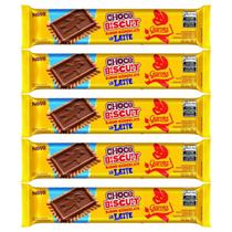 5 Pacotes de Biscoito Choco Biscuit Garoto Ao Leite 78g 5 Pacotes de Biscoito Choco Biscuit Garoto Ao Leite 78g