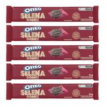 5 Pacotes de Biscoito Oreo Selena Gomez 90g Edição Limitada 5 Pacotes de Biscoito Oreo Selena Gomez 90g Edição Limitada