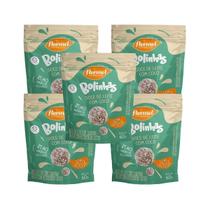 5 Pacotes De Bolinha De Doce De Leite Com Coco - 60g Flormel