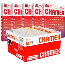 5 Pacotes de Chamex Papel Sulfite A4 Office 500Folhas Cada Resma 5 Pacotes de Chamex Papel Sulfite A4 Office 500Folhas Cada Resma