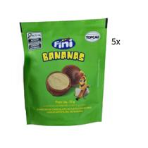 5 Pacotes Fini Bombom Recheado 55g - Escolha o Sabor