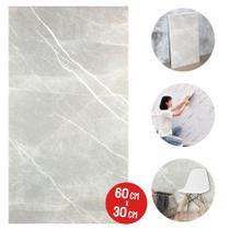 5 Painel 3d Revestimento De Parede Mármore Autocolante Cinza