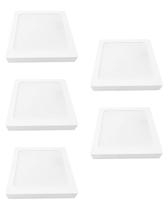 5 Painel LED Ourolux Super Eco Quadrado de Sobrepor 18w Bivolt 4000k 5 Painel LED Ourolux Super Eco Quadrado de Sobrepor 18w Bivolt 4000k