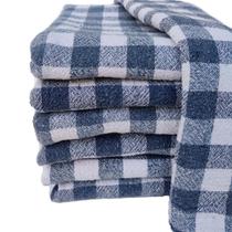 5 Panos De Chão Grande Para Limpeza Xadrez Cozinha - Evolution