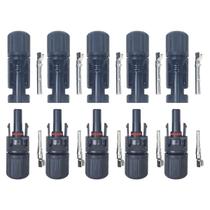 5 Pares Conector Mc4 Painel Energia Solar Fotovoltaica 5 Pares Conector Mc4 Painel Energia Solar Fotovoltaica