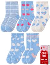 5 Pares de Calcetines Fuzzy Suaves y Cómodos para Invierno 5 Pares de Calcetines Fuzzy Suaves y Cómodos para Invierno