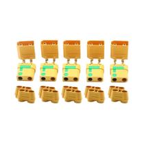 5 Pares De Conectores Amass XT90S Macho E Fêmea Anti-Faísca Para Bateria Lipo RC 5 Pares De Conectores Amass XT90S Macho E Fêmea Anti-Faísca Para Bateria Lipo RC