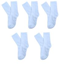 5 Pares de Meias Esportivas de Cano Médio 70% Algodão
