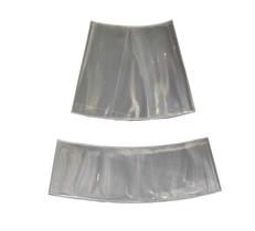 5 Pares Faixa Refletiva Branca Cristal Camisa De Cone 75cm