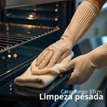 5 Pares Luva Borracha Hospital, impermeável Epi Importado 5 Pares Luva Borracha Hospital, impermeável Epi Importado