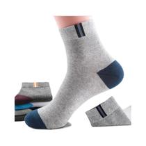 5 pares Meias atléticas do comprimento do quarto dos homens para esportes no outono/inverno