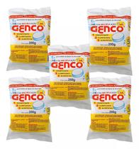 5 Pastilha De Cloro Genco 3 Em 1 Para Piscinas 200g - 1kg 5 Pastilha De Cloro Genco 3 Em 1 Para Piscinas 200g - 1kg