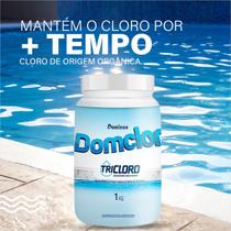 5 Pastilhas de Cloro DomClor 200g Mantém a Pisicna Limpa Por Mais tempo