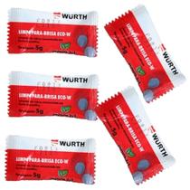 5 Pastilhas Limpa Para-brisa Wurth Em Eco W 5g Reservatório