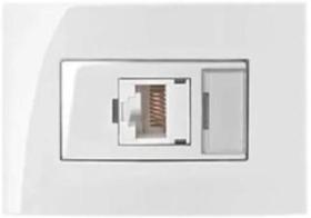 5 Pc Tomada Para Moveis Margirius Rj45 Branca Informática C