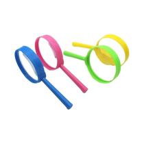 5 pçs 60mm 3x lupa portátil lupa leitura lente de vidro crianças inspeção para leitura colorida
