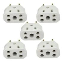 5 pcs adaptador de tomada universal tipo bob esponja para tomadas de 10 e 20 amperes