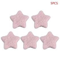 5 Pcs Baby Infants Photo Shooting Decorações Mini Wool Felt Stars Beads Balls - Pink