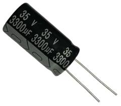 5 PÇS - CAPACITOR ELETROLITICO 3300X35V - 3300UF X 35V 105º 5 PÇS - CAPACITOR ELETROLITICO 3300X35V - 3300UF X 35V 105º