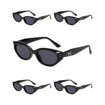 5 PCS Olho de Gato Estilo Europeu Americano Legal Hot Girl Verão Protetor Solar Óculos de Sol