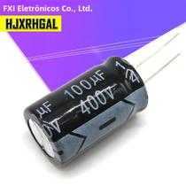 5 peças 400v100uf 18x31 400v 100uf 18*31 capacitor eletrolítico de capa