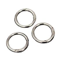 5 Peças De Anéis Metálicos Em O Com Fecho De Molas, Clipe Para Chaves, Gancho Para Bolsa, DIY Joias