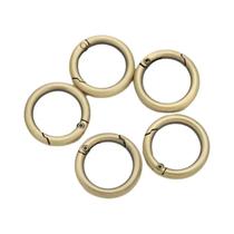 5 Peças De Anéis Metálicos Em O Com Fecho De Molas, Clipe Para Chaves, Gancho Para Bolsa, DIY Joias