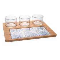 5 Peças para Servir Wolff Mosaico 26cm x 21cm x 6cm Bambu 5 Peças para Servir Wolff Mosaico 26cm x 21cm x 6cm Bambu