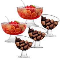 5 Peças Utilidade Cozinha 3 Taça Inclinada E 2 Taças Gourmet