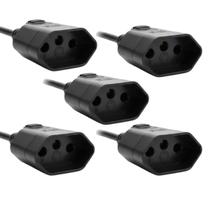 5 Pinos Plug Femea para Tomada 2P + T 10A 250V Ilumi 5 Pinos Plug Femea para Tomada 2P + T 10A 250V Ilumi