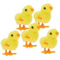 5 Pintinho Amarelinho Divertido De Pelúcia A Corda Infantil