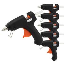 5 Pistolas De Cola Quente Grande 40W Bivolt 110/220V Bastão De Cola Grossa 11mm Lojista