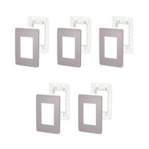 5 Placa/Espelho Axis Grey 4x2 S730103224 Orion Schneider