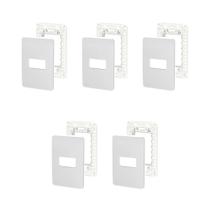 5 Placa/Espelho Gamma Silver 4x2 S730101274 Orion Schneider