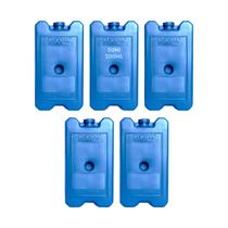 5 Placa Gelo De Plástico Reutilizável 500ml Bolsa Cooler 5 Placa Gelo De Plástico Reutilizável 500ml Bolsa Cooler