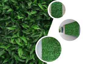 5 Placas de Folhagens Permanentes Modelos para Escolher Decoração Parede de Folhas Artificiais Jardim Vertical