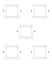 5 Plafon Ourolux Embutir 18w Biv 2700k Quadrado 5 Plafon Ourolux Embutir 18w Biv 2700k Quadrado